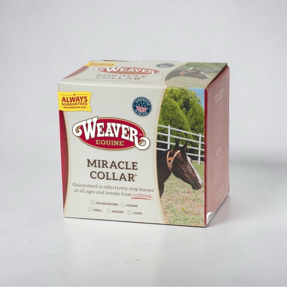Weaver Leather Equine Miracle Cribbing Collar Large Horse Size Brand New In Box